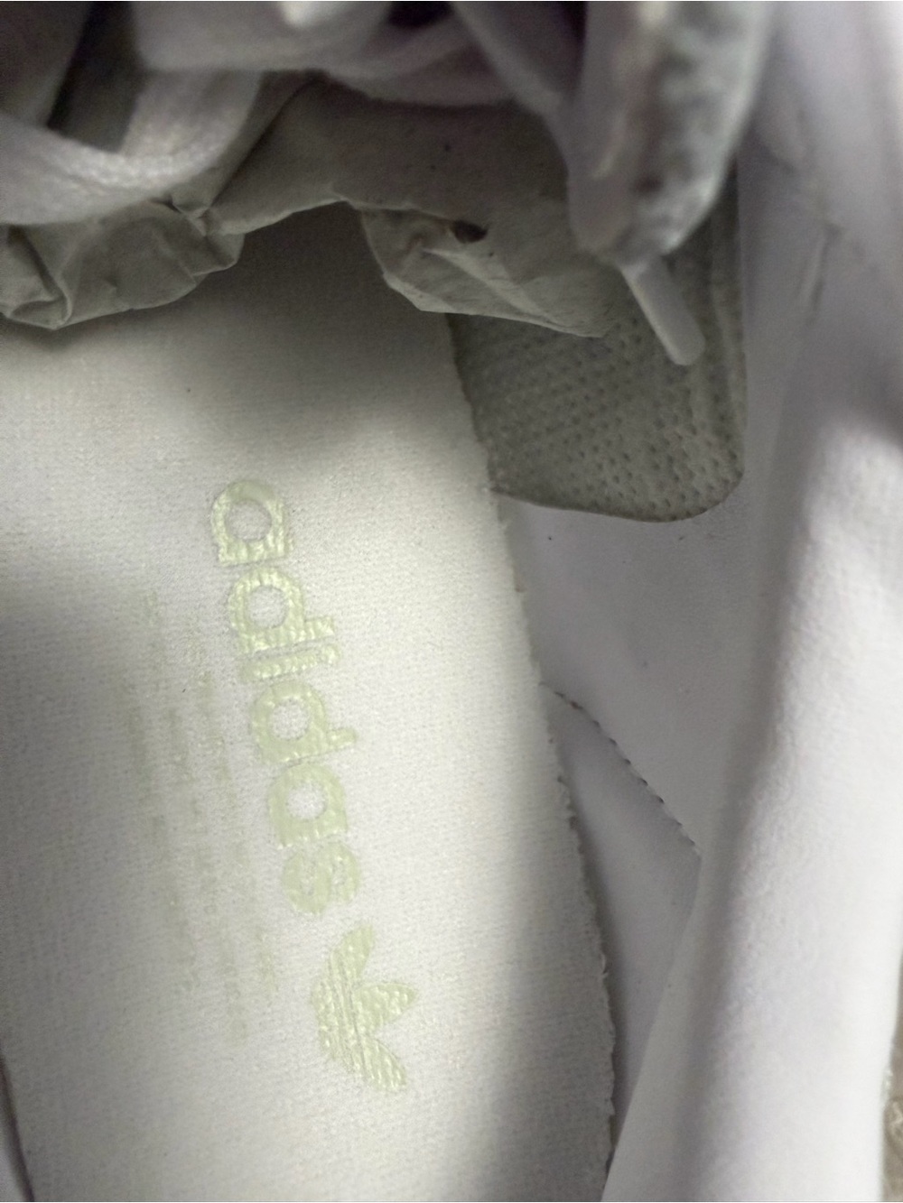 Adidas Samba White Leather Sneakers with Mint Stripes & Lilac Flower Accents NWT - Picture 7 of 7